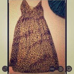 Animal print dress